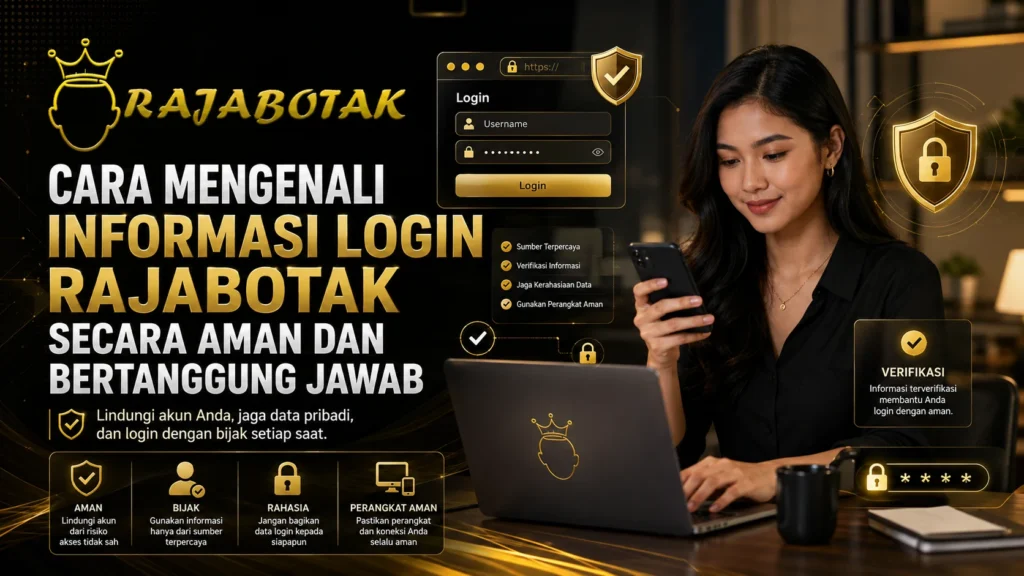 Panduan mengenali informasi Login RajaBotak secara aman dan bertanggung jawab