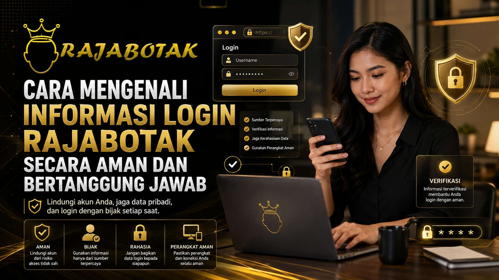 Panduan mengenali informasi Login RajaBotak secara aman dan bertanggung jawab