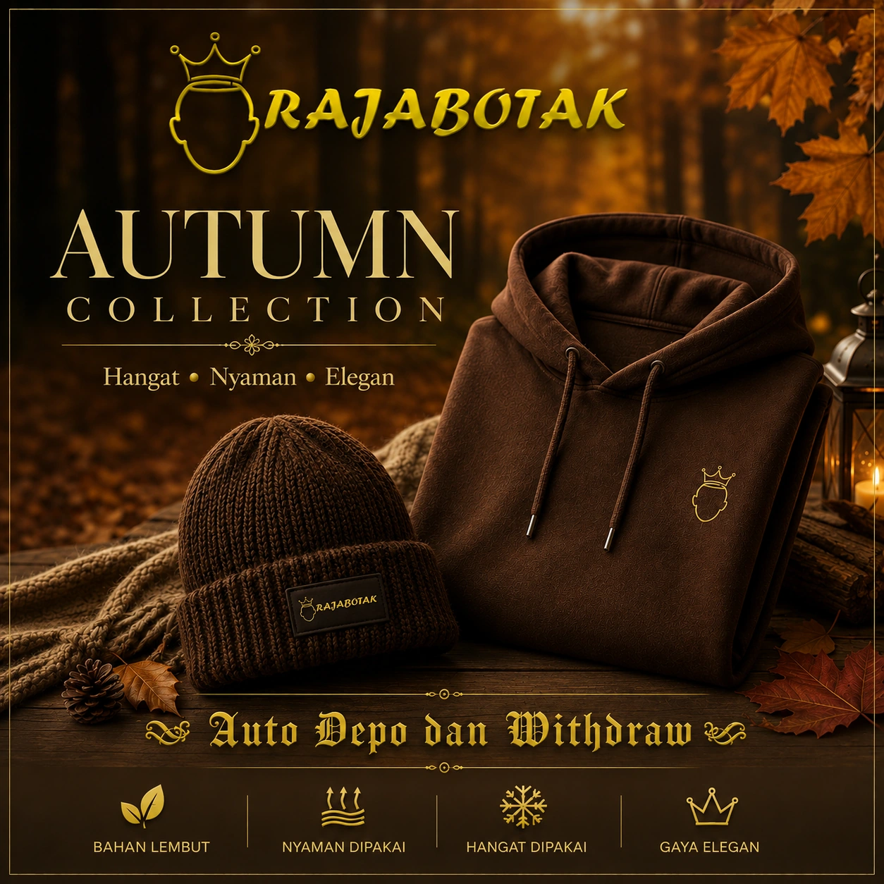 Koleksi musiman RajaBotak tema autumn