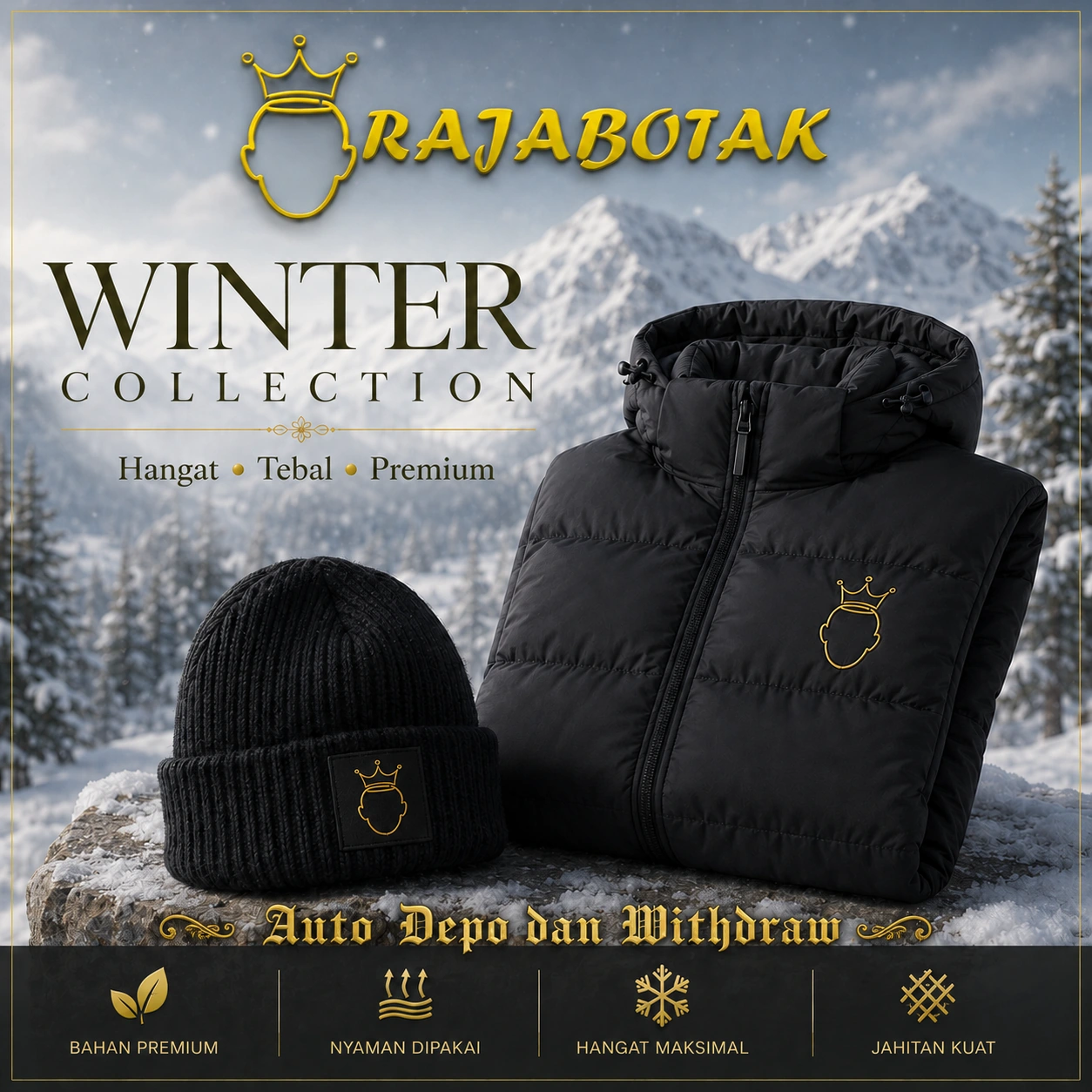 Koleksi musiman RajaBotak tema winter