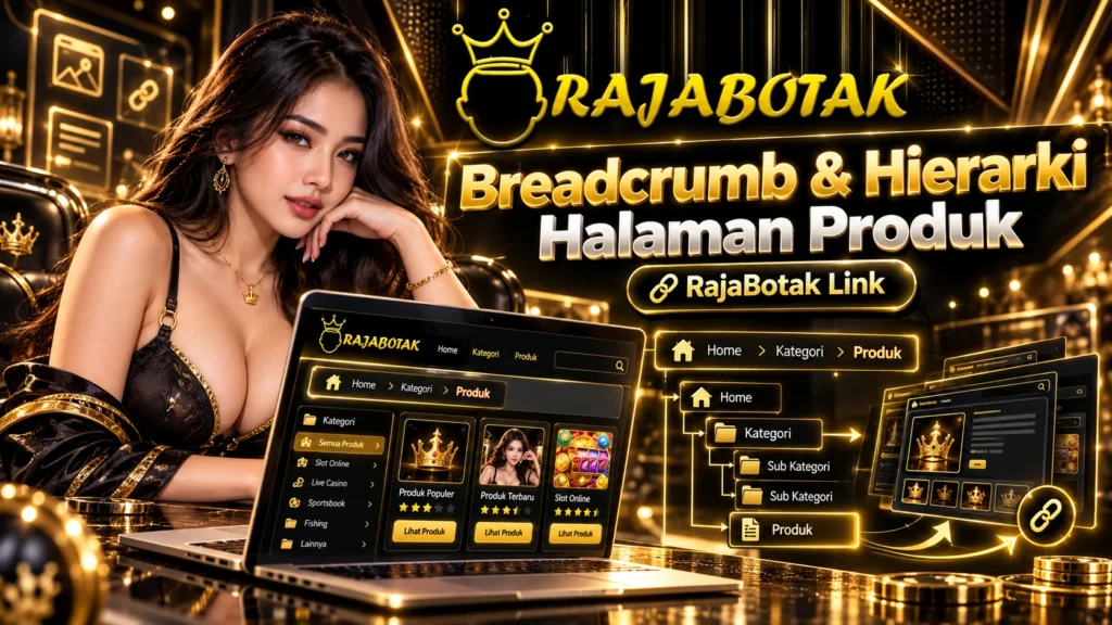 Breadcrumb dan hierarki halaman produk RajaBotak Link