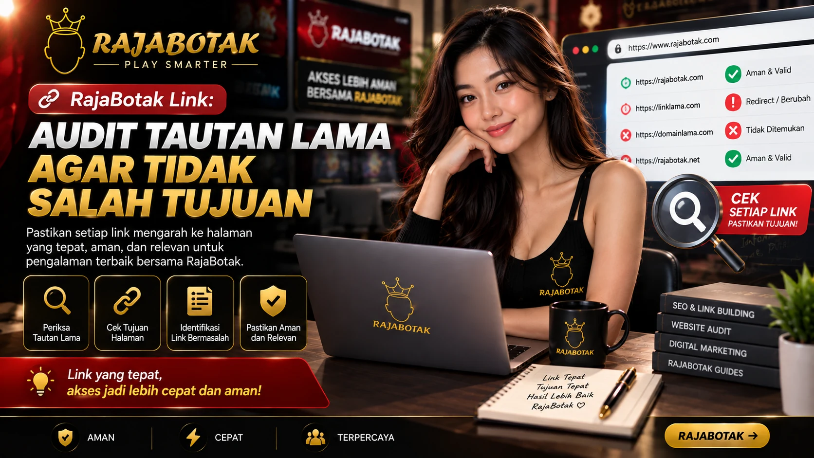 RajaBotak Link untuk audit tautan lama agar URL tetap menuju halaman yang tepat
