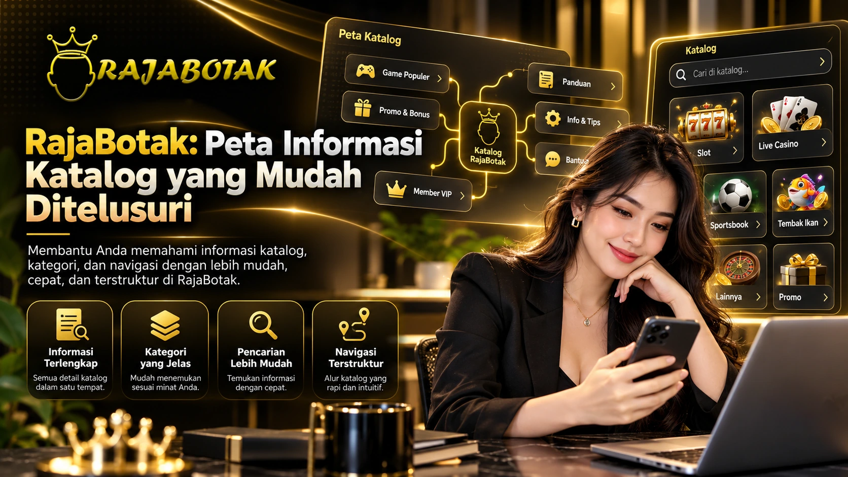 RajaBotak untuk menata peta informasi katalog agar mudah ditelusuri