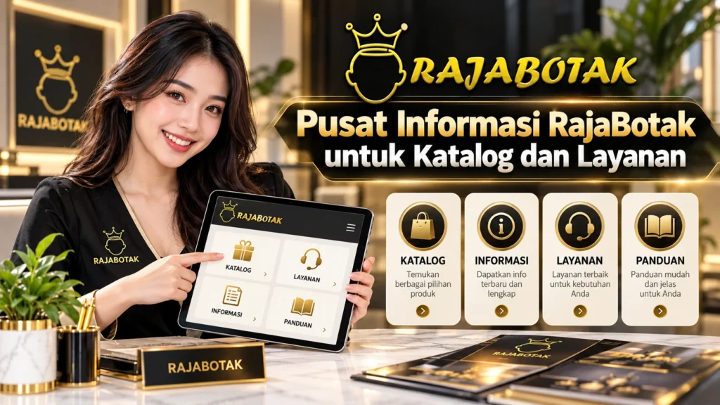 RajaBotak memilih sumber akhir informasi untuk produk, akun, pengiriman, retur, dan keputusan layanan