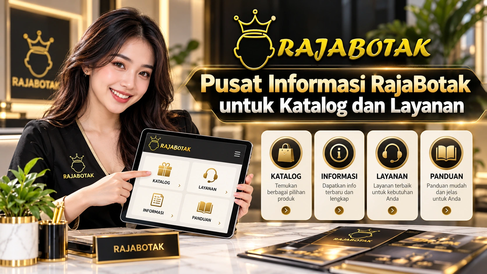 RajaBotak memilih sumber akhir informasi untuk produk, akun, pengiriman, retur, dan keputusan layanan