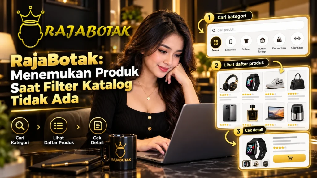 RajaBotak: Menemukan Produk Saat Filter Katalog Tidak Ada