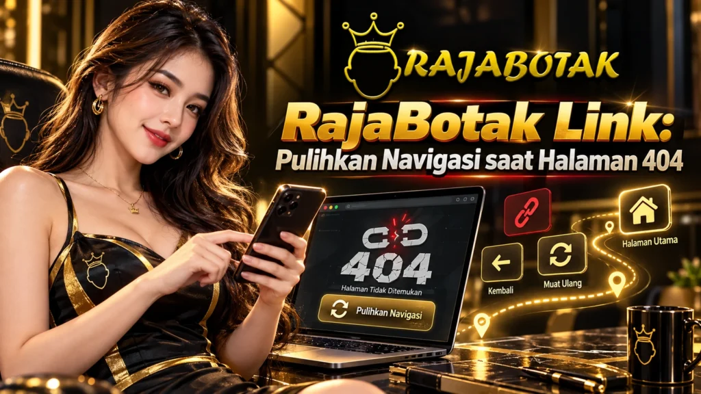 RajaBotak Link: Pulihkan Navigasi saat Halaman 404